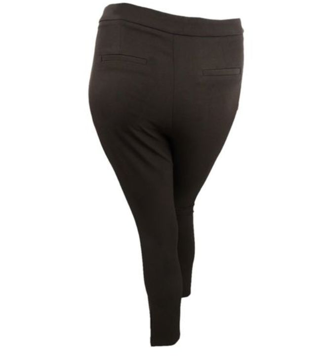 INC International Concepts Women's Cropped Straight Leg Pants Brown Size 8