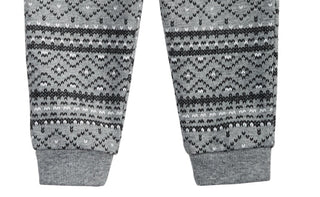 First Impressions Baby Boy's Fair Isle Print Joggers Gray Size 24MOS