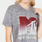True Vintage Women's Cotton Mtv-Graphic T-Shirt Med Blue Size X-Small