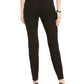 Alfani Women's Petite Extended-Tab Skinny Pants  Black Size 0 P