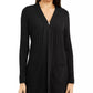 Alfani Women's Petite Ribbed Cardigan Black Size Petite