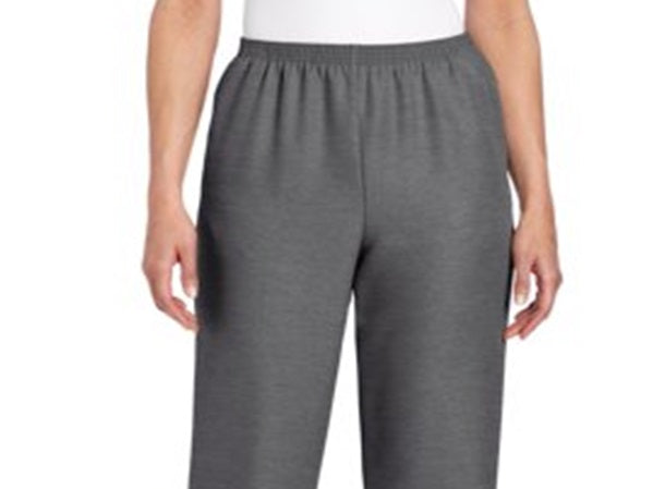 Alfred Dunner Women's Classics Pull on Straight Leg Pants Gray Size 18