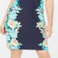Charter Club Women's Floral Print Shift Dress Blue Size Petite Small