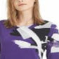 Alfani Women's Printed Swing Top Purple Size Petite Medium