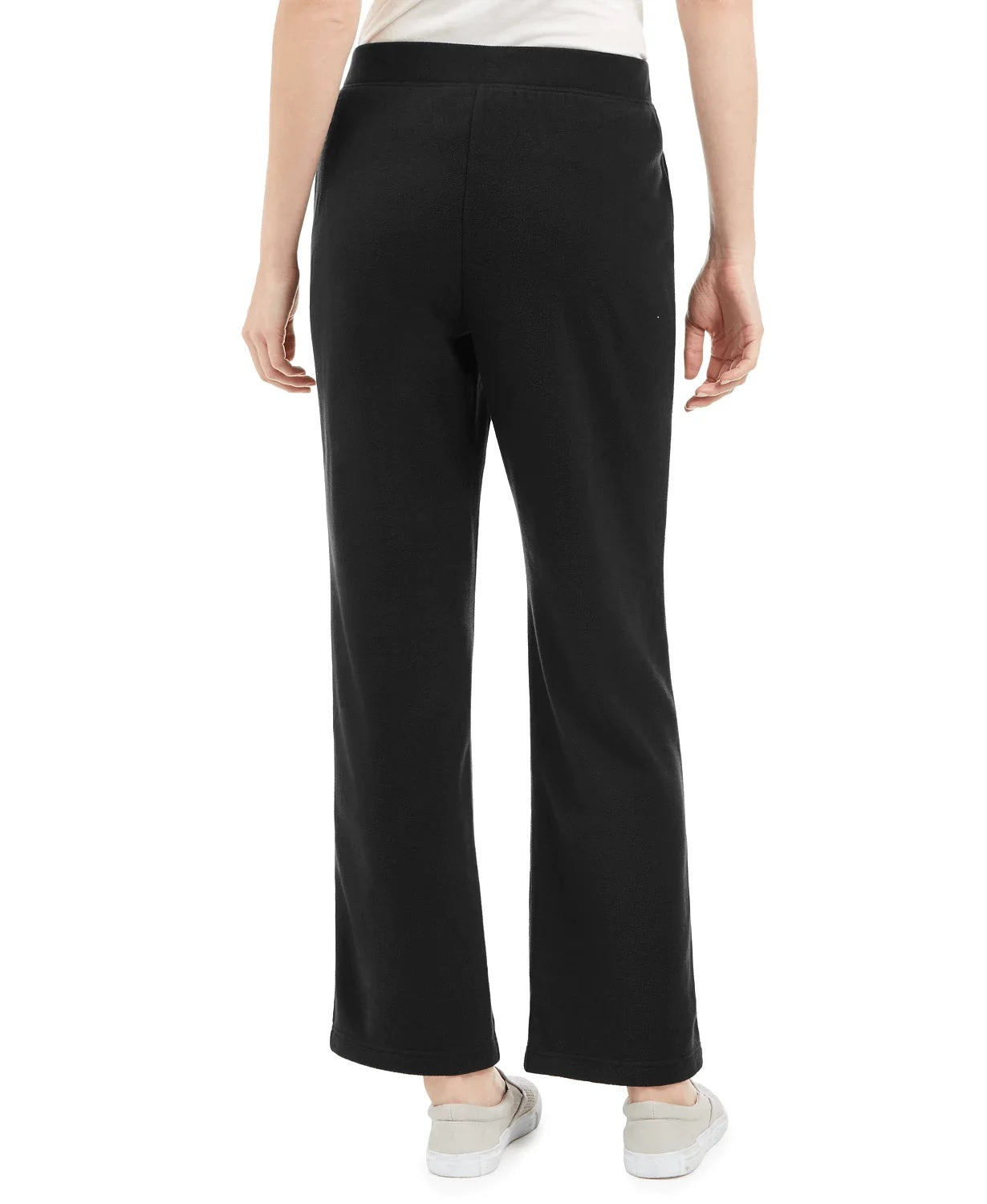 Karen Scott Women's Fleece Sweatpants Black Size L