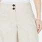 Alfani Women's Wide Leg Linen Pants Brown Size 0 Petite