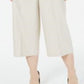 Alfani Women's Wide Leg Linen Pants Brown Size 0 Petite