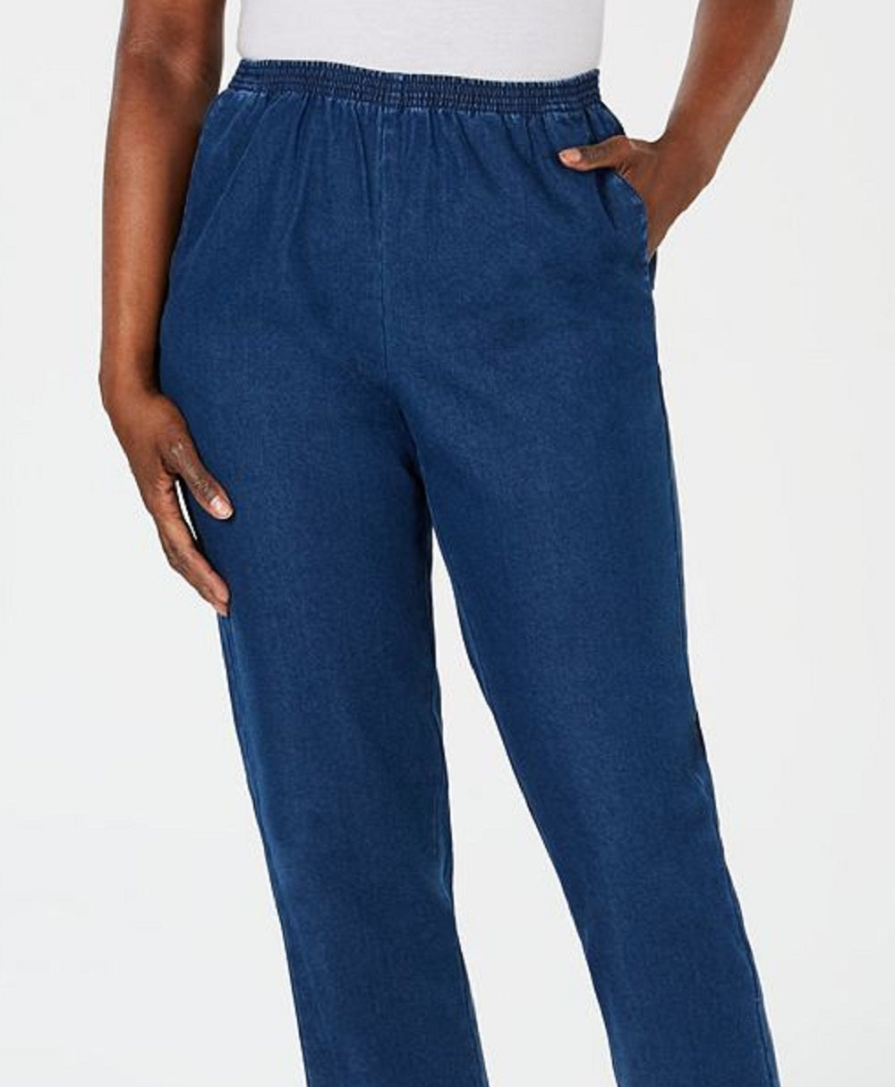 Karen Scott Women's Pull On Denim Blue Size Small