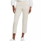 Theory Women's Crop Moleskin Pants Ivory White Size 10