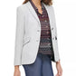 Tommy Hilfiger Women's Suit Separate Business Blazer Gray Size 16