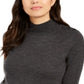 Charter Club Women's Merino Wool Turtleneck Sweater Gray Size S