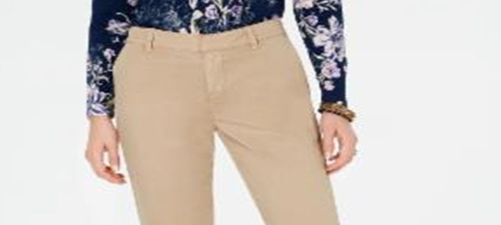 Style & Co Women's Chino Pants Brown Size 8