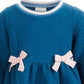 First Impressions Infant Girls Quilted Dress Blue Size 24 Months