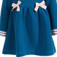 First Impressions Infant Girls Quilted Dress Blue Size 24 Months