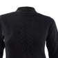 Karen Scott Women's Cable Knit Crewneck Sweater Black Size Petite Small