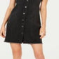 Style & Co Women's Denim Shirtdress Gray Size 14