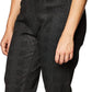 Calvin Klein Women's Plaid Pull on Pants Black Size 12