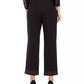 JM Collection Women's Studded-Hem Ankle Pants  Black Size Small