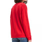 Levi's Women's Fringed Crewneck Sweatshirt Red Size Large