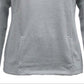Karen Scott Women's Half Zip Top Gray Size Small