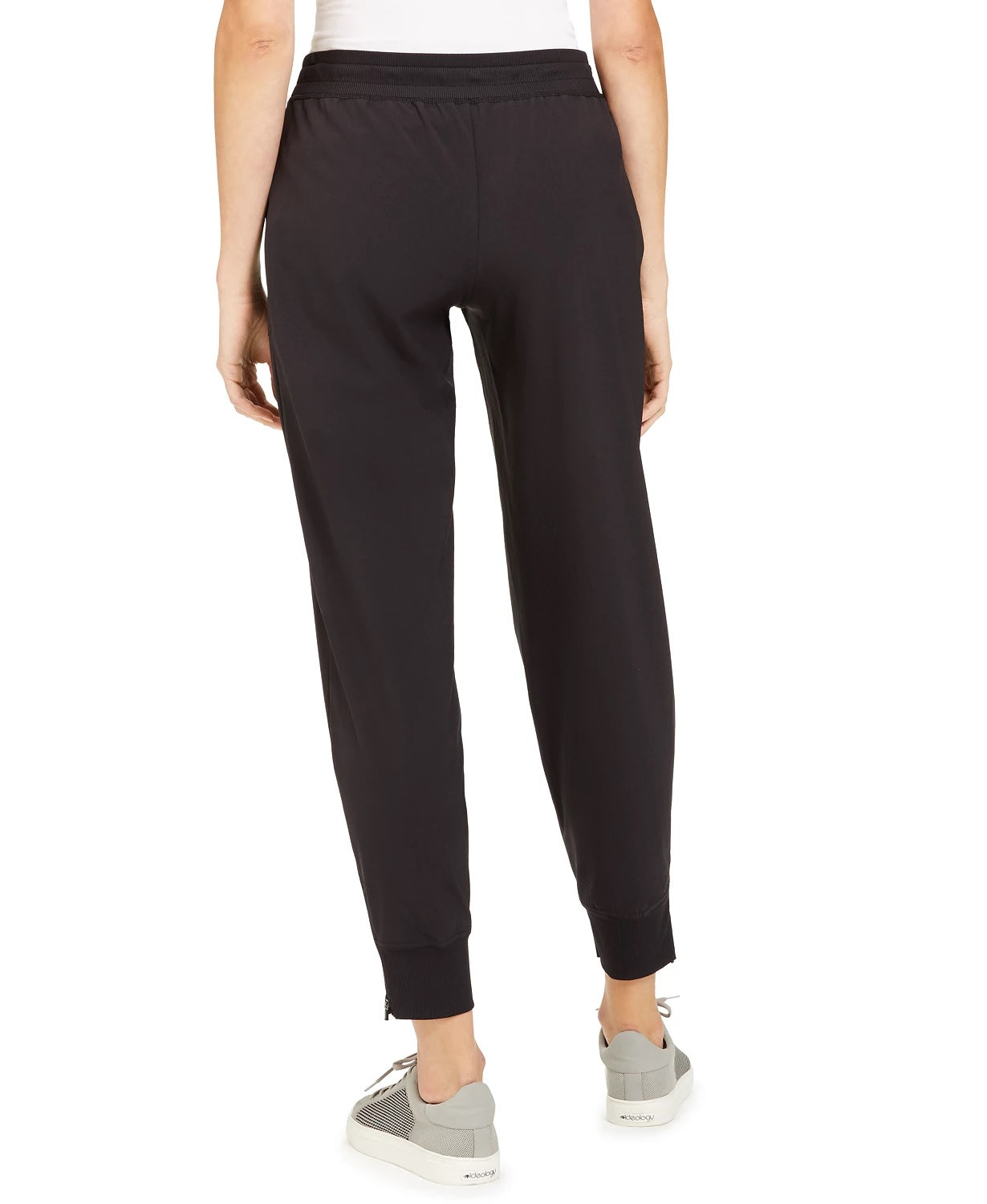 Ideology Women's Recycled Woven Joggers  Black Size X-Large