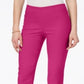 Charter Club Women's Chelsea Tummy Control Skinny Leg Ankle Pants Pink Size 16