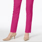 Charter Club Women's Chelsea Tummy Control Skinny Leg Ankle Pants Pink Size 16
