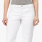 Style & Co Women's Curvy Cuffed Capri Jeans White Size 2