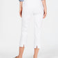 Charter Club Women's Chelsea Pull-On Tummy-Control Capris White Size 4