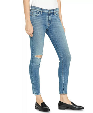 Hudson Jeans Women's Nico Ripped Super-Skinny Ankle Jeans Blue Size 31