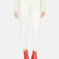 Sanctuary Women's Palmer Cigarette Cotton Blend Chino Pants White Size 31