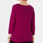 Karen Scott Women's Dot Dream Sweater Red Size Medium