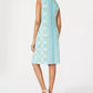 Charter Club Women's Petite Printed Shift Dress  Blue Size Petite