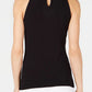 INC International Concepts Women's Colorblocked Tank Top Black Size Petite X-Large