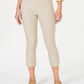 Charter Club Women's Chelsea Pull-On Tummy-Control Capris Beige Size 8