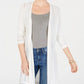 Charter Club Women's Petite Pointelle Duster Cardigan White Size Petite Small
