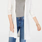 Charter Club Women's Petite Pointelle Duster Cardigan White Size Petite Small