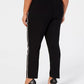 JM Collection Women's Plus Size Straight-Leg Trousers Black Size 24W