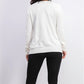 Karen Scott Women's Petite Ottoman-Stitch Sweater White Size Petite X-Large