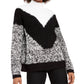 Bar III Women's Textured Turtleneck Sweater White Size X-Small