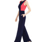 Vince Camuto Women's Colorblocked Jumpsuit Medium Red Size 6