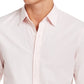 Michael Kors Men's Classic Solid Stretch Shirt Pink Size Small
