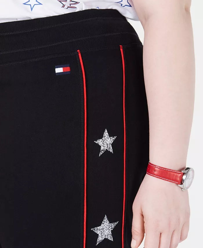 Tommy Hilfiger Women's Plus Size Jogging Pants Black Size 2X