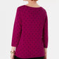 Karen Scott Women's Dot Dream Sweater Red Size X-Small