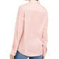 Charter Club Women's Petite Patch-Pocket Shirt Pink Size PM