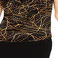 Bar III Women's Tie Neck Shell Blouse Black Size S