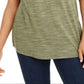 Style & Co Women's Spacedyed Tank Top Green Size X-Small