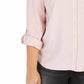 Style & Co Women's One-Pocket Shirt Pink Size Medium