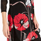 Alfani Women's Petite Printed Mesh Tunic Pink Size Petite