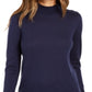Charter Club Women's Merino Wool Turtleneck Blue Size X-Small